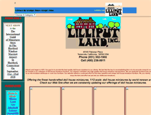 Tablet Screenshot of lilliputland.com